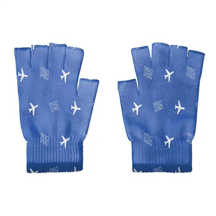 Taipei Songshan Airport (TSA) Gloves - Gloves - Cut - Pattern - Blue
