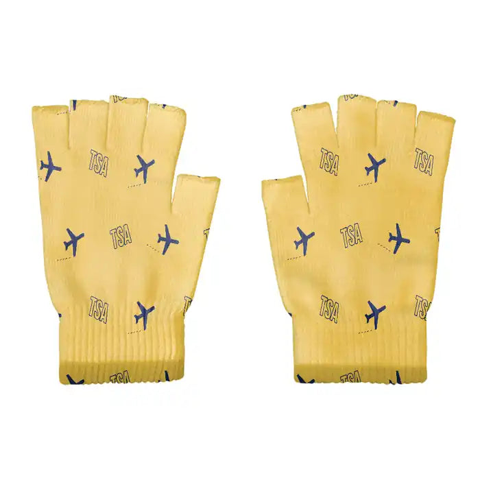 Taipei Songshan Airport (TSA) Gloves - Gloves - Cut - Pattern - Yellow