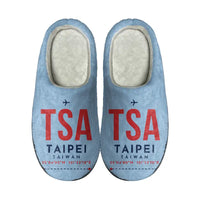 Thumbnail for Taipei Songshan Airport (TSA) Slippers & Flip Flops - Slippers - Cotton - Code - Same - Light Blue