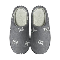 Thumbnail for Taipei Songshan Airport (TSA) Slippers & Flip Flops - Slippers - Cotton - Pattern - Gray