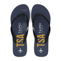 Thumbnail for Taipei Songshan Airport (TSA) Slippers & Flip Flops - Slippers - Flip Flops - Code - Navy Blue