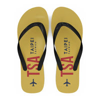 Thumbnail for Taipei Songshan Airport (TSA) Slippers & Flip Flops - Slippers - Flip Flops - Code - Yellow