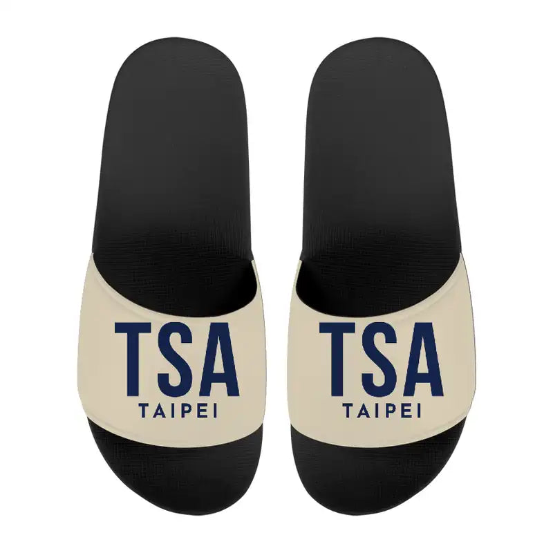 Taipei Songshan Airport (TSA) Slippers & Flip Flops - Slippers - Sport - Code - Beige