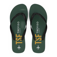 Thumbnail for Treviso Airport (TSF) Slippers & Flip Flops - Slippers - Flip Flops - Code - Dark Green