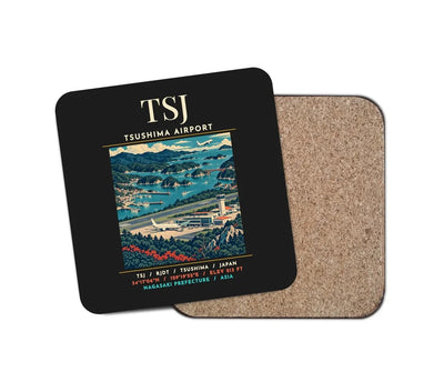 TSJ - Poster - Coaster - Black