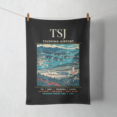 TSJ - Poster - Towel - Black