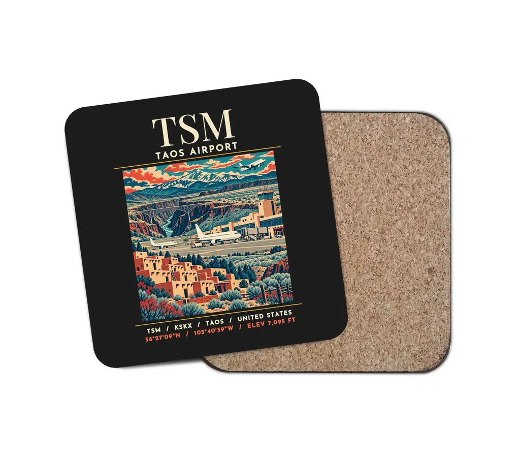 TSM - Poster - Coaster - Black