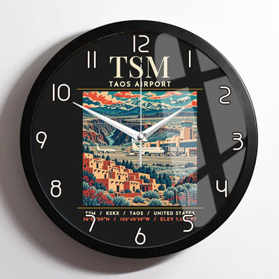 TSM - Poster - Wall Clock Framed - Black
