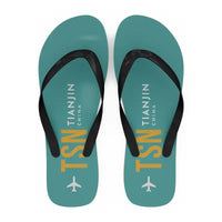 Thumbnail for Tianjin Binhai International Airport (TSN) Slippers & Flip Flops - Slippers - Flip Flops - Code - Turquoise