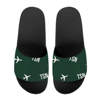 Thumbnail for Tianjin Binhai International Airport (TSN) Slippers & Flip Flops - Slippers - Sport - Pattern - Dark Green