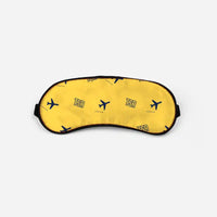 Thumbnail for Timișoara Traian Vuia International Airport (TSR) Sleep Masks - Sleep Mask - Pattern - Yellow