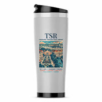 Thumbnail for Timișoara Traian Vuia International Airport (TSR) Travel Mugs - Poster - Stainless Steel (No Holder) - Light Gray