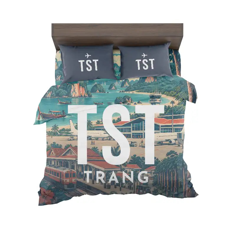 Trang Airport (TST) Bedding Sets & Blankets - Bedding Set - Scene