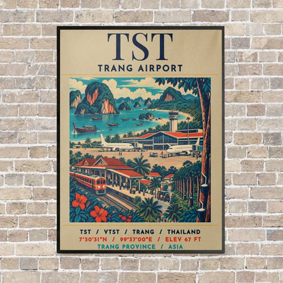 TST - Poster - Canvas Framed - Beige