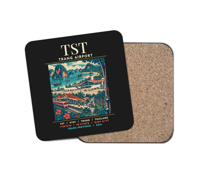 TST - Poster - Coaster - Black