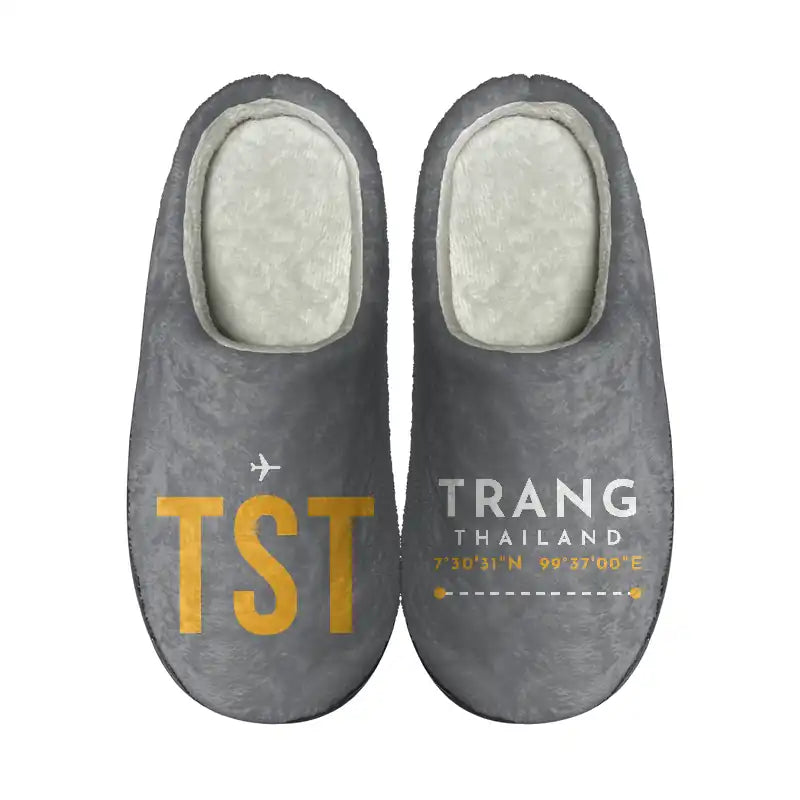 Trang Airport (TST) Slippers & Flip Flops - Slippers - Cotton - Code - Different - Gray