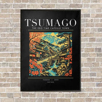 Thumbnail for TSUMAGO - Poster - Canvas Framed - Black