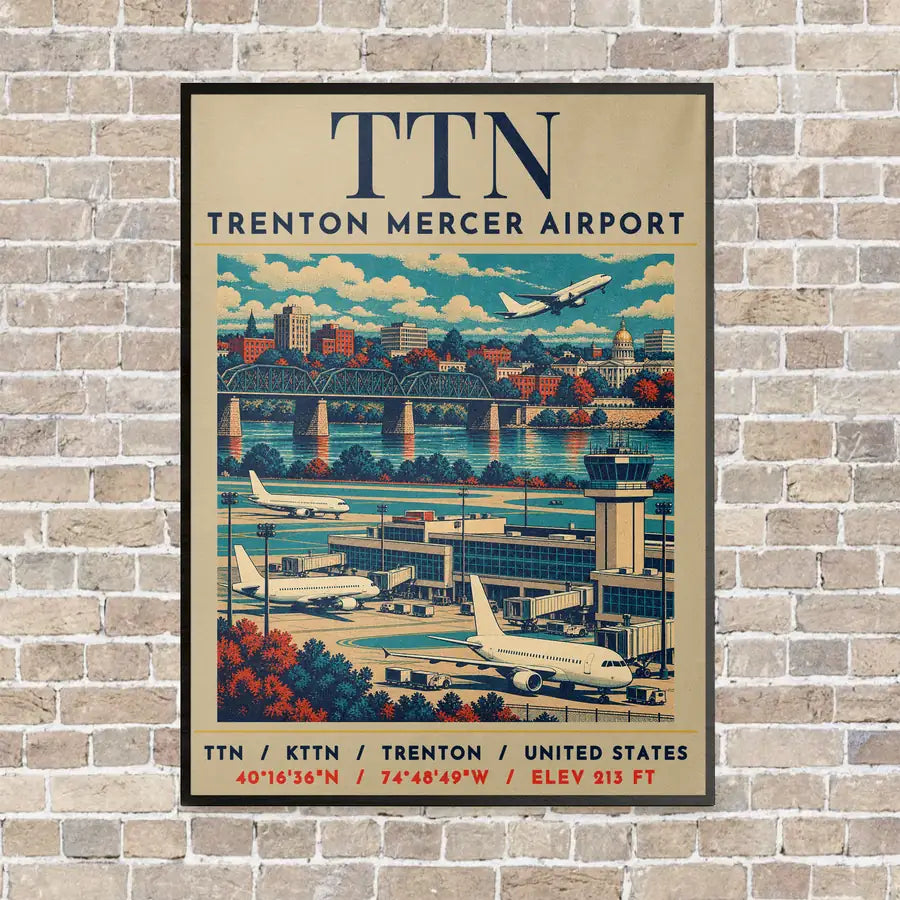 TTN - Poster - Canvas Framed - Beige