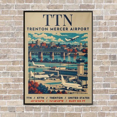 TTN - Poster - Canvas Framed - Beige