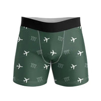Thumbnail for Taitung Airport (TTT) Men Boxers - Pattern - Dark Green