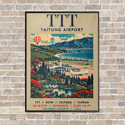 TTT - Poster - Canvas Framed - Beige