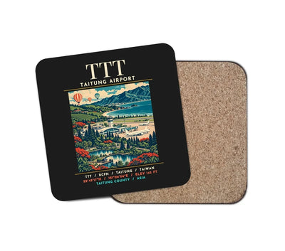 TTT - Poster - Coaster - Black
