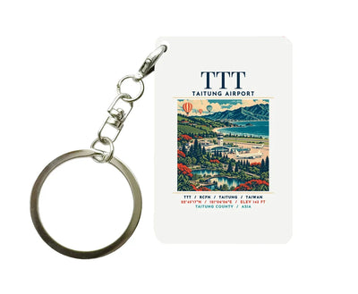 TTT - Poster - Key Chain - White