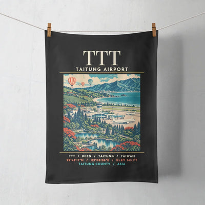 TTT - Poster - Towel - Black