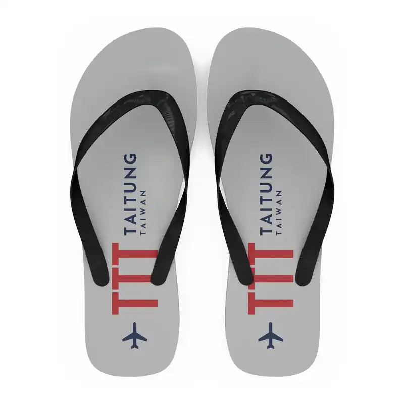 Taitung Airport (TTT) Slippers & Flip Flops - Slippers - Flip Flops - Code - Light Gray