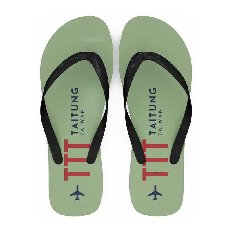 Taitung Airport (TTT) Slippers & Flip Flops - Slippers - Flip Flops - Code - Light Green