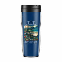 Thumbnail for Taitung Airport (TTT) Travel Mugs - Poster - Plastic (No Holder) - Blue