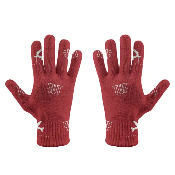 Tours Val de Loire Airport (TUF) Gloves - Gloves - Full - Pattern - Red