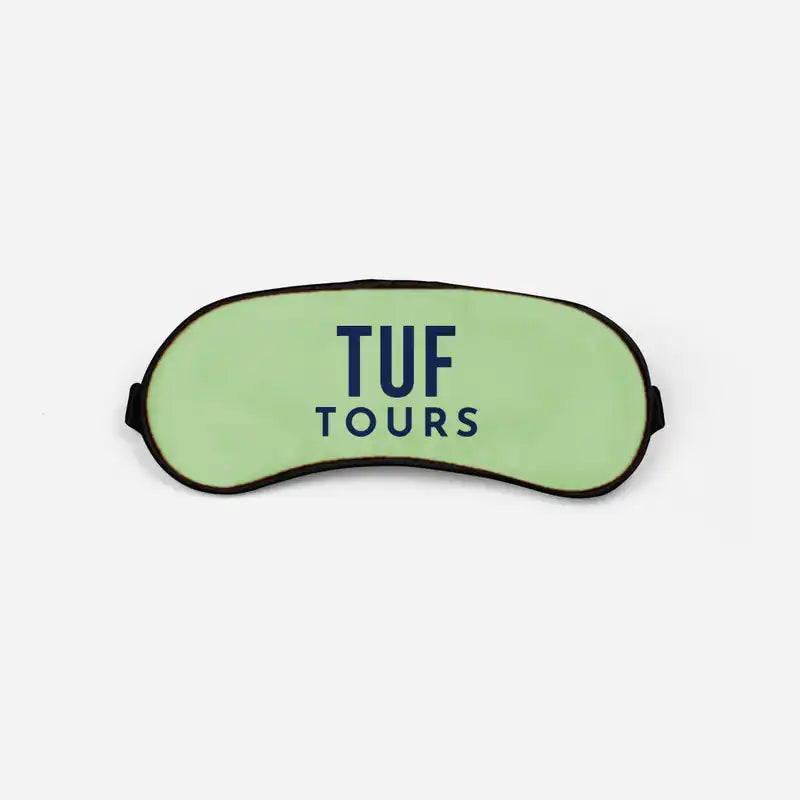 Tours Val de Loire Airport (TUF) Sleep Masks - Sleep Mask - Code - Light Green