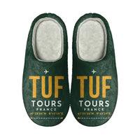 Thumbnail for Tours Val de Loire Airport (TUF) Slippers & Flip Flops - Slippers - Cotton - Code - Same - Dark Green