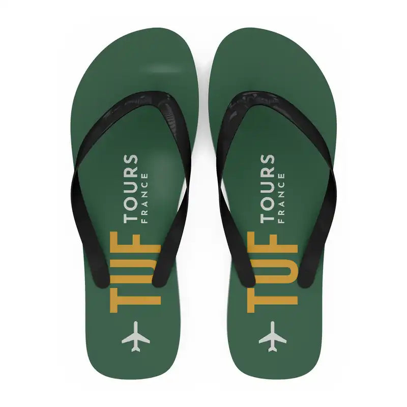 Tours Val de Loire Airport (TUF) Slippers & Flip Flops - Slippers - Flip Flops - Code - Green