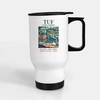 Thumbnail for Tours Val de Loire Airport (TUF) Travel Mugs - Poster - Stainless Steel with Holder - White