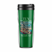 Thumbnail for Tunis-Carthage International Airport (TUN) Travel Mugs - Poster - Plastic (No Holder) - Green