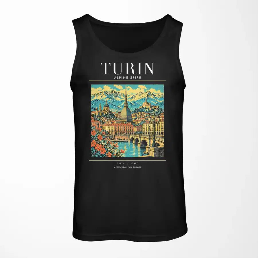 TURIN - Poster - Tank Top - Black