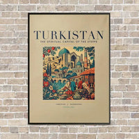 Thumbnail for TURKISTAN - Poster - Canvas Framed - Beige
