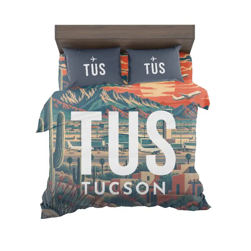 Tucson International Airport (TUS) Bedding Sets & Blankets - Bedding Set - Scene