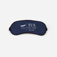 Thumbnail for Tucson International Airport (TUS) Sleep Masks - Sleep Mask - Front - Navy Blue