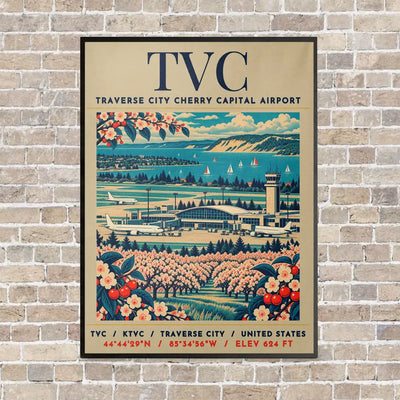 TVC - Poster - Canvas Framed - Beige