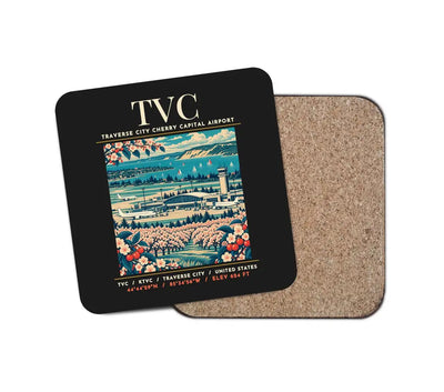 TVC - Poster - Coaster - Black