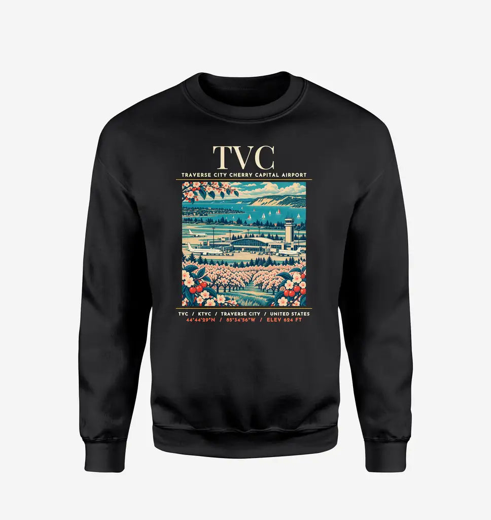 TVC - Poster - Sweatshirt - Black