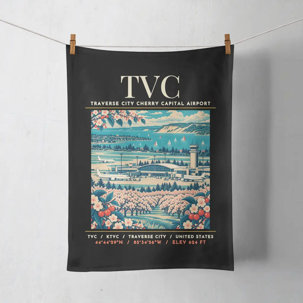 TVC - Poster - Towel - Black