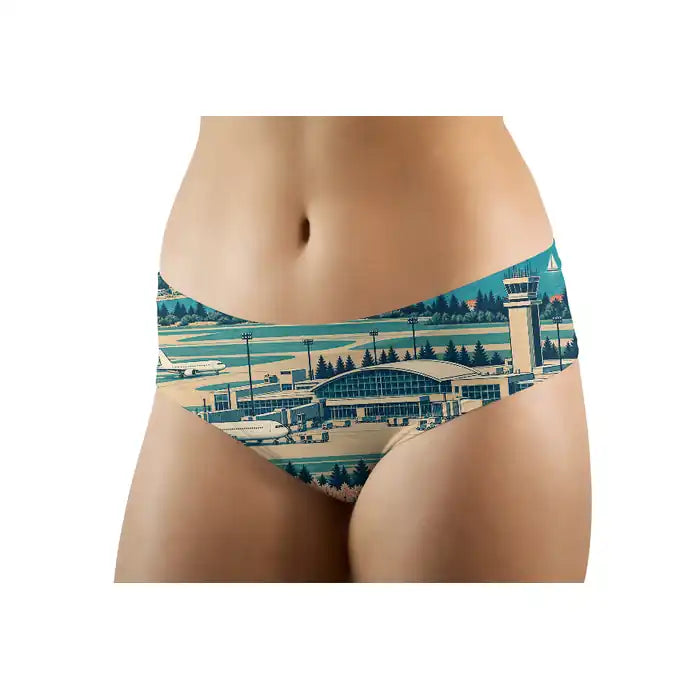 Traverse City Cherry Capital Airport (TVC) Women Panties - Scene - Front