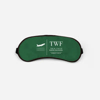 Thumbnail for Magic Valley Regional Airport (TWF) Sleep Masks - Sleep Mask - Front - Green