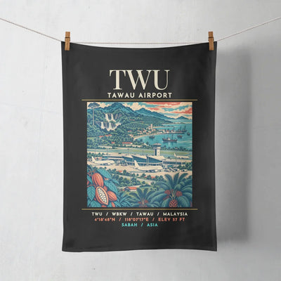 TWU - Poster - Towel - Black