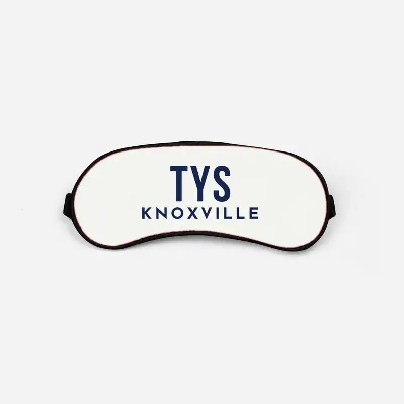 McGhee Tyson Airport Knoxville (TYS) Sleep Masks - Sleep Mask - Code - White