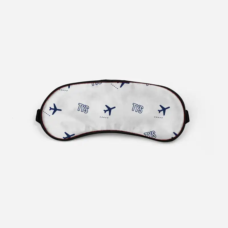 McGhee Tyson Airport Knoxville (TYS) Sleep Masks - Sleep Mask - Pattern - Light Gray